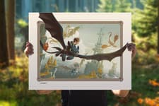 There Were Dragons Art Print