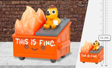 "This is Fine" Dumpster Fire Vinyl Collectible