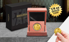 The Mandalorian™ ¼ oz Gold Coin Gold Collectible