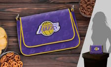 Lakers Debossed Logo Cross Body Bag Purse