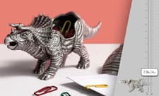 Triceratops Container Office Supplies