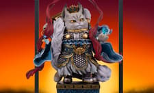 Heavenly King Cat Statue