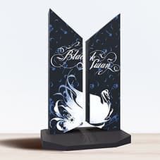 Premium BTS Logo: Black Swan Edition Collectible Logo