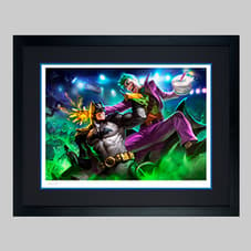 Batman vs The Joker Art Print