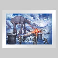 The Battle of Hoth Art Print