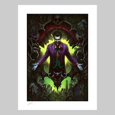 The Joker: Wild Card Art Print