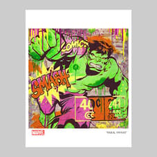 Hulk Smash Art Print