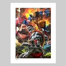 Wolverine & Colossus: Fastball Special! Art Print