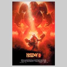 Hellboy II: The Golden Army (Hot Foil Title) Art Print
