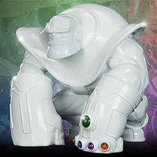 Thanos (Infinity-Sized) Gloss White Edition Designer Collectible Statue