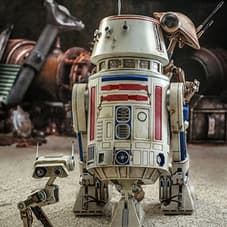 R5-D4, Pit Droid, and BD-72 Sixth Scale Figure
