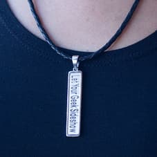 Let Your Geek Sideshow Bar Pendant Necklace Jewelry