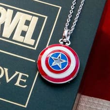 Captain America Shield Necklace Jewelry