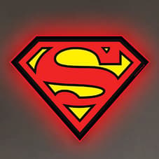 Superman LED Logo Light (Regular) Wall Light
