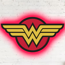 Wonder Woman LED Logo Light (Regular) Wall Light