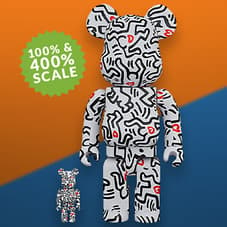 Be@rbrick Keith Haring #8 100% & 400% Bearbrick