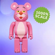 Be@rbrick Pink Panther 100% & 400% Collectible Figure Set by 