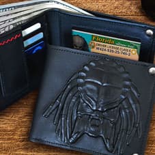 Predator Embossed Leather Wallet Wallet