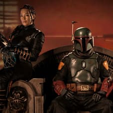 Boba Fett & Fennec Shand on Throne Deluxe 1:10 Scale Statue