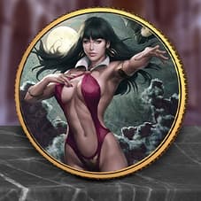 Vampirella (Stanley Artgerm Lau) #1 Gold Coin Gold Collectible
