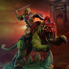 He-Man and Battle Cat Classic Deluxe Maquette