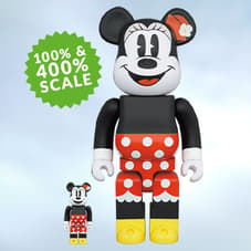 Be@rbrick Minnie Mouse 100% & 400% Bearbrick