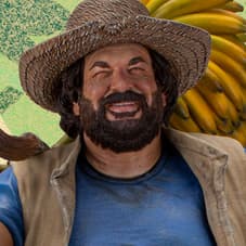 Bud Spencer as Banana Joe Statue