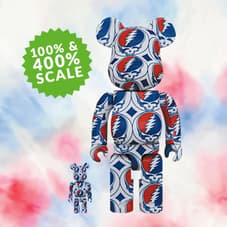Be@rbrick Grateful Dead (Steal Your Face) 100％ and 400％ Set Bearbrick