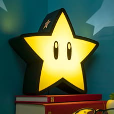 Super Mario Super Star Projection Light Collectible Lamp