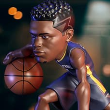 Zion Williamson SmALL-STARS (Navy Jersey) Collectible Figure