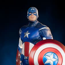 Captain America (Battle of NY) 1:10 Scale Statue