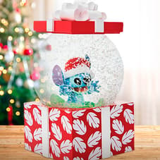 Stitch Christmas Gift Waterball Resin Collectible