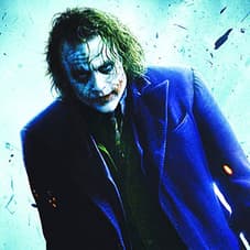 The Dark Knight Joker (04) LED Mini-Poster Light Wall Light