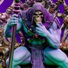 Skeletor on Throne Deluxe 1:10 Scale Statue