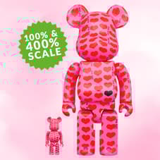 Be@rbrick Psychedelic Paisley 100% and 400% Collectible Set by 