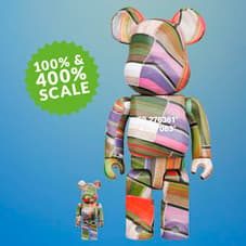 Be@rbrick Benjamin Grant Overview Lisse 100% and 400% Bearbrick