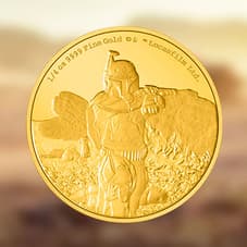Boba Fett ¼oz Gold Coin Gold Collectible