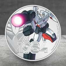 Megatron 1oz Silver Coin Silver Collectible