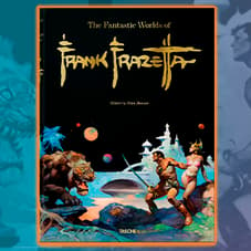 The Fantastic Worlds of Frank Frazetta Book