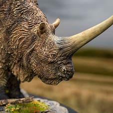 Elasmotherium Rhino (Brown Version) Statue