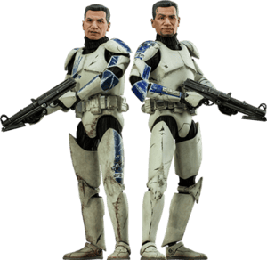 Clone Troopers: Echo and Fives Star Wars Sixth Scale Figure Image