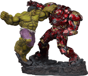 Hulk vs Hulkbuster Marvel Maquette Image