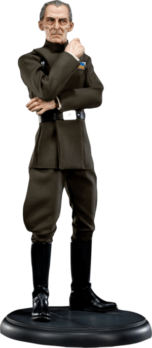 Grand Moff Tarkin and I-TO Interrogator Droid Star Wars Premium Format™ Figure Image