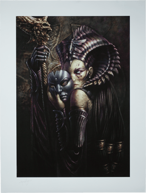 Cleopsis Unmasked Court of the Dead Art Print Image