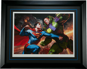 Superman vs Lex Luthor DC Comics Art Print Image
