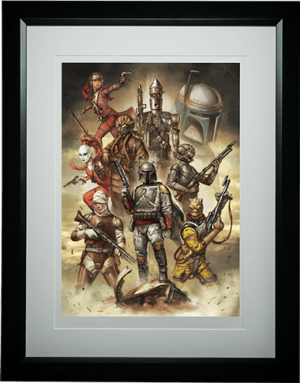 Scum and Villainy Star Wars Art Print Image