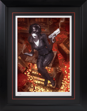 Domino Luck Be a Lady Marvel Art Print Image