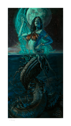 Gallevarbe: Beyond the Veils Court of the Dead Art Print Image