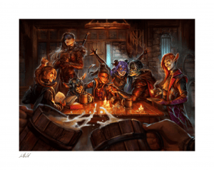 The Mighty Nein: This is How We Roll! Art Print