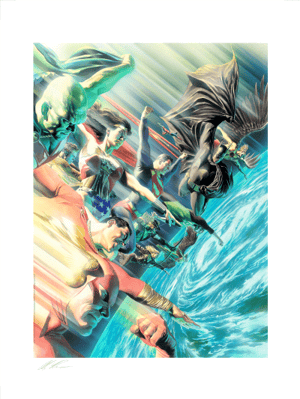 Protectors of the Universe DC Comics Art Print Image